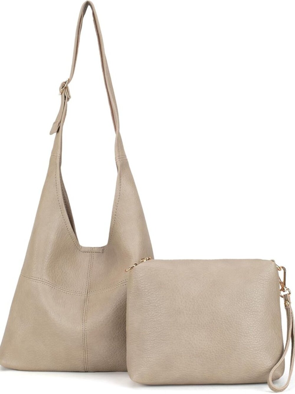 Hobo Bags Purse for Women Ultra Soft Foldable Shoulder Slouchy Handbags with Cos